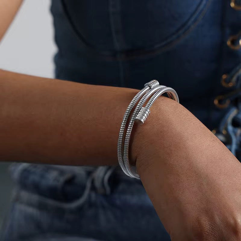 Snake Bangle Bracelet