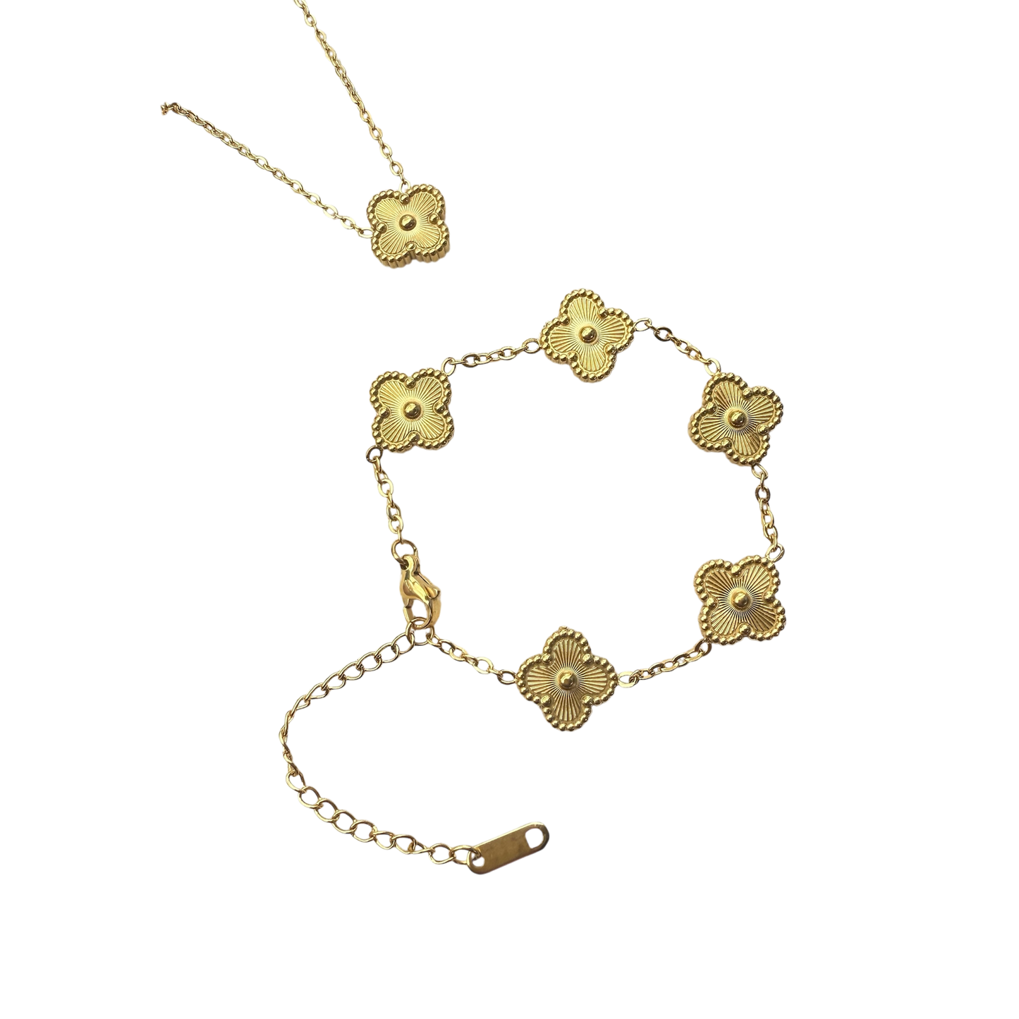 Clover set - (Cadena y Pulsera)
