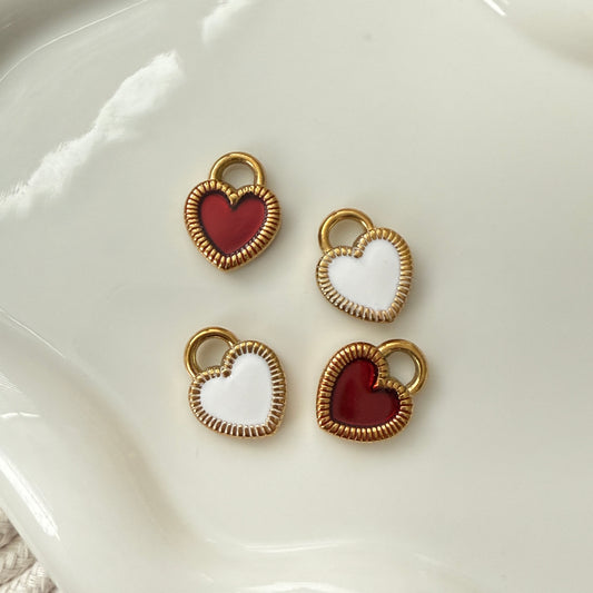 Double Heart Charm - "Charm your Euphoria"