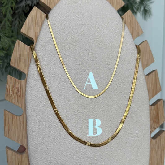 Flat Snake Necklace