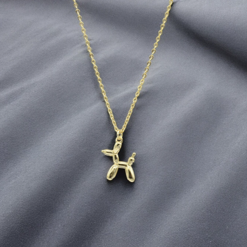 Balloon Dog Necklace Plata 925